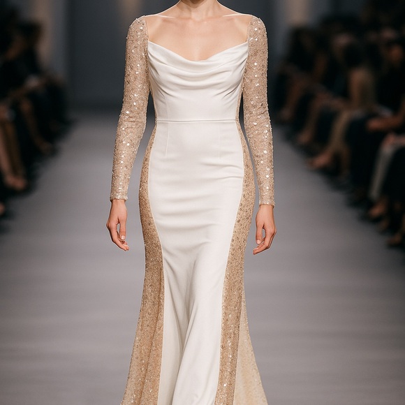 faireisty Dresses & Skirts - Elegant Sequin Long Sleeve Dress